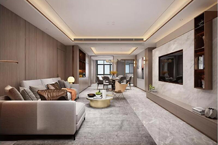 客廳空間-紹興全屋定制-木作－SANO薩諾高端整木定制廠家