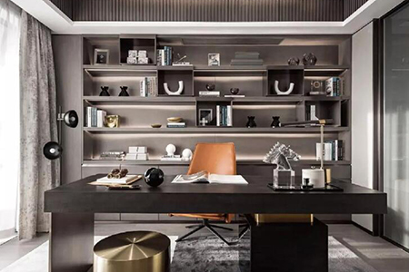 書房空間-紹興全屋定制-木作－SANO薩諾高端整木定制廠家